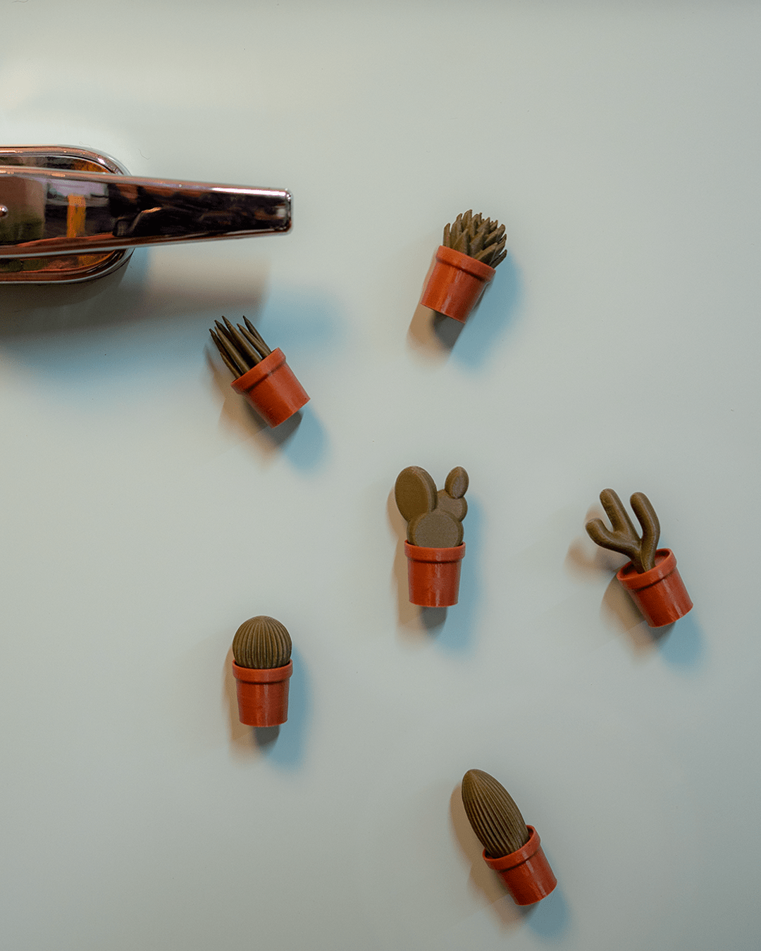 Cactus Fridge Magnets (6 pcs)