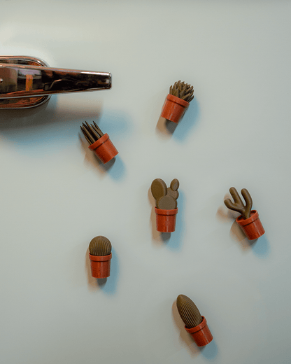 Cactus Fridge Magnets (6 pcs)